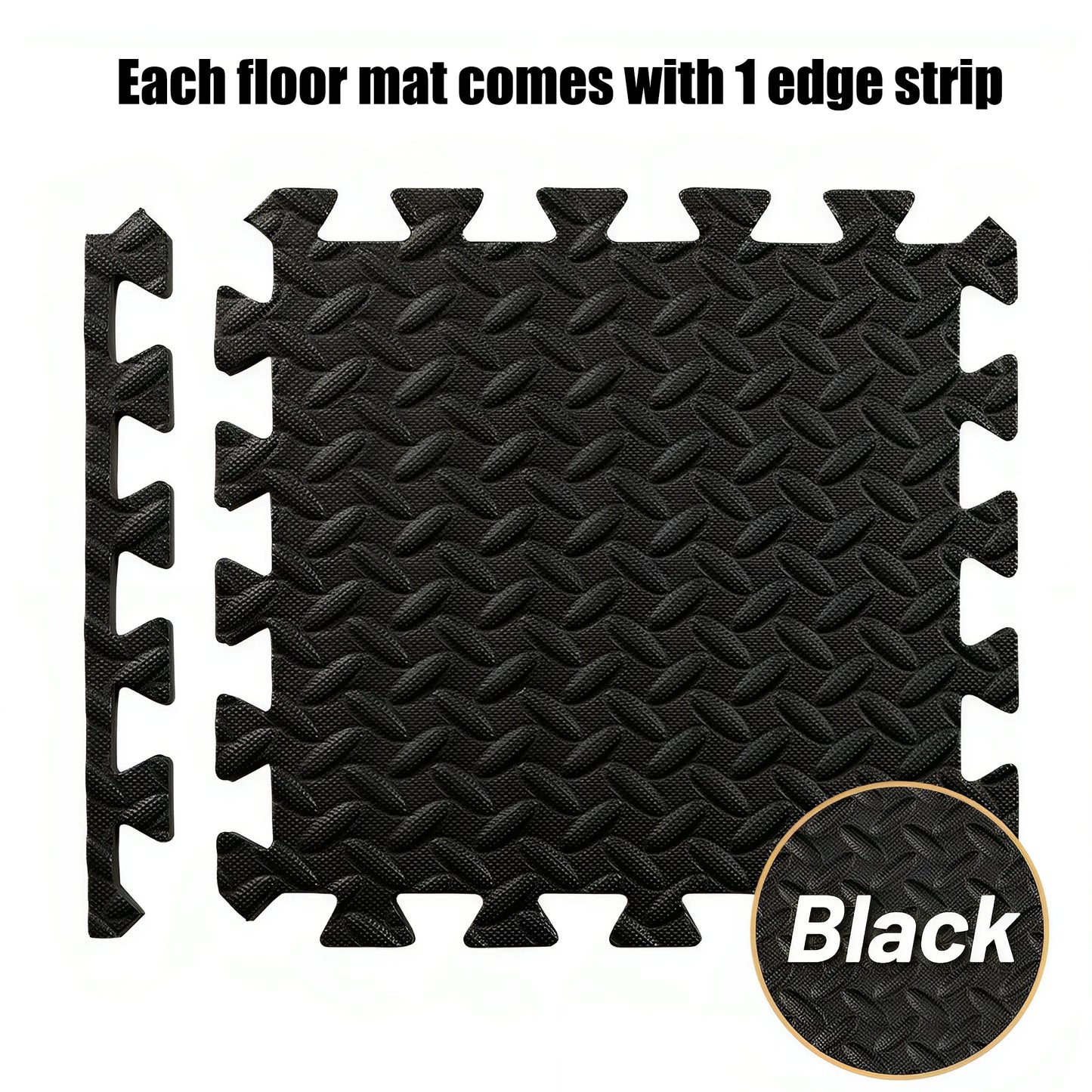 Interlocking EVA Foam Fitness Mats for Gyms and Play Areas