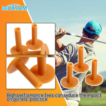 Rubber Golf Tees Holder Set, Driving Range Mats Rubber Ball Seat for Golf Hitting Practice Mat Indoor Outdoor Training, Different Size