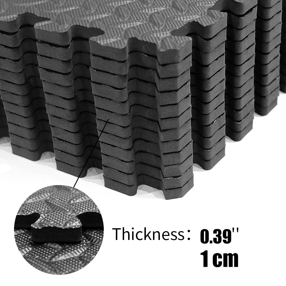 Interlocking EVA Foam Fitness Mats for Gyms and Play Areas